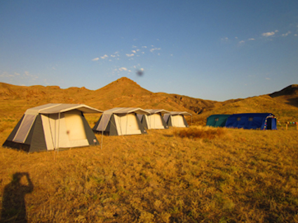 camping in Kazakhstan