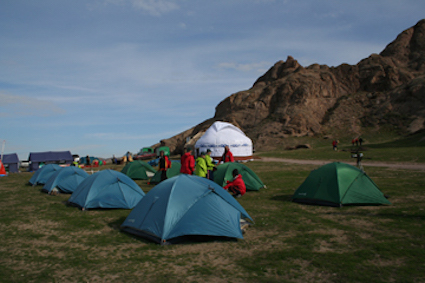 hiking in Kazakhstan