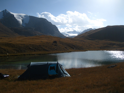 hiking in Kazakhstan