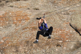 canyoning in Tamgaly Tas