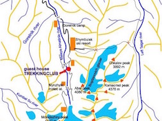 map of Tien Shan