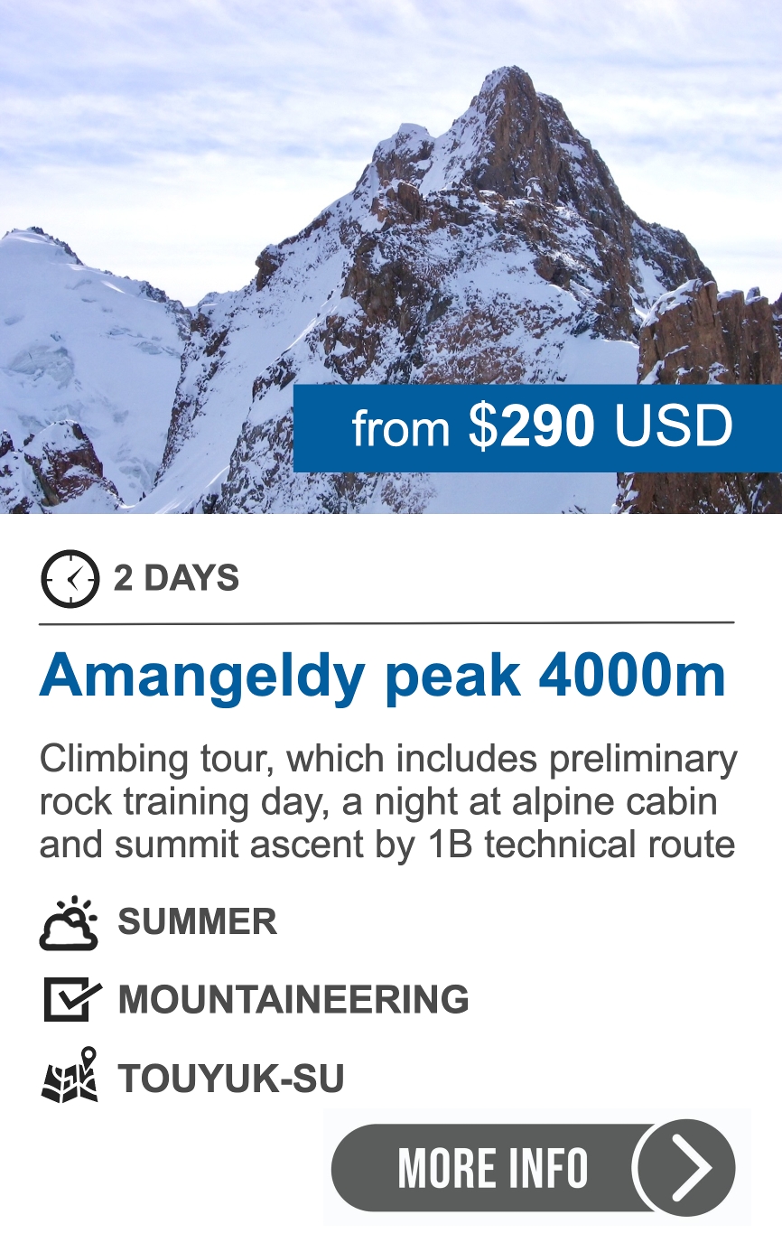 Amangeldy peak climb