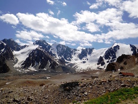 climbing in Tian Shan