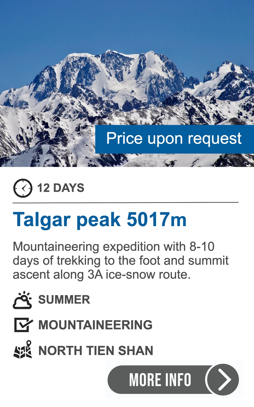 Talgar peak expedition