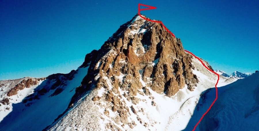 Komsomol climbing route