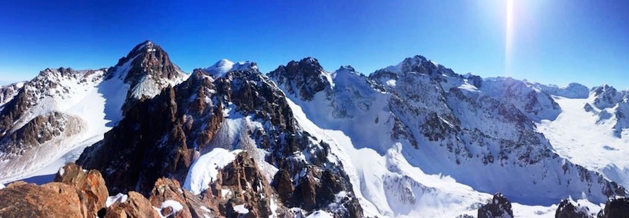 climbing in Tian Shan