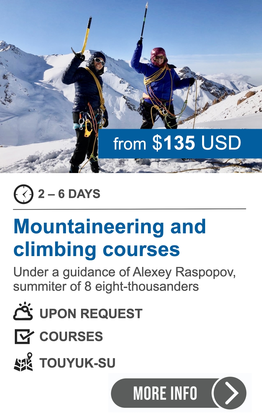 Mountaineering & climbing courses