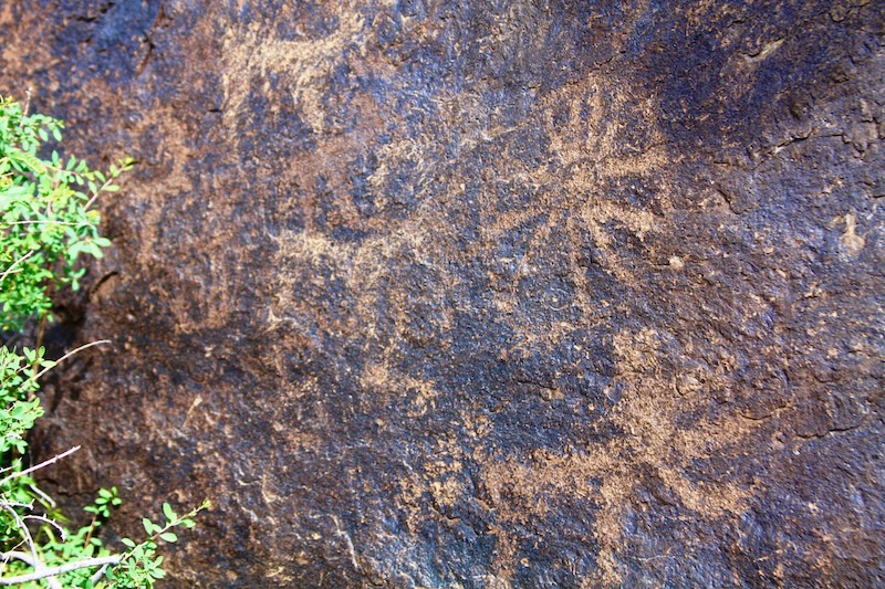 petroglyphs in Bes Shatyr