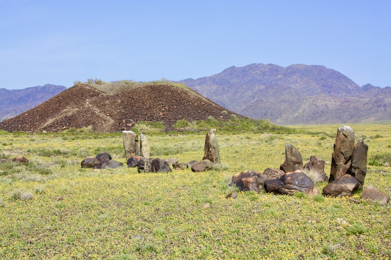 ancient Scythian burial mounds