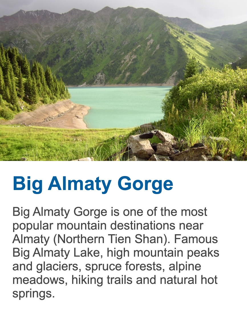 Big Almaty Gorge – lake, hiking and trekking near Almaty