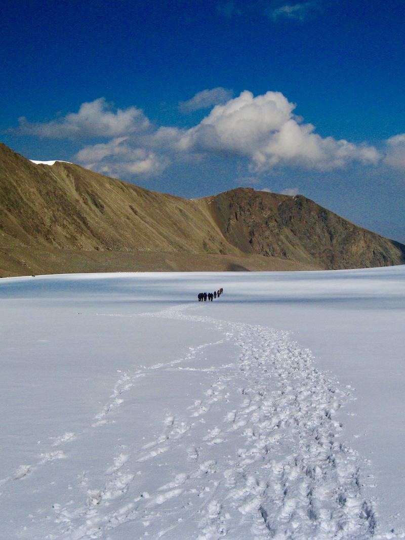 glacier hiking