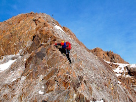 climbing in Tien Shan