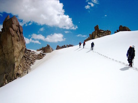 climbing in Tien Shan