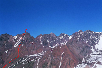 climbing in Tian Shan