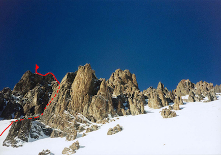 climbing in Tian Shan