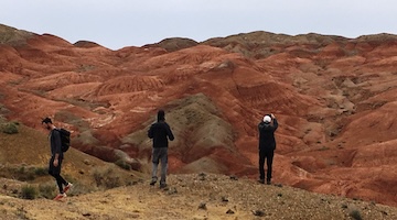 colourful hills of Aktau