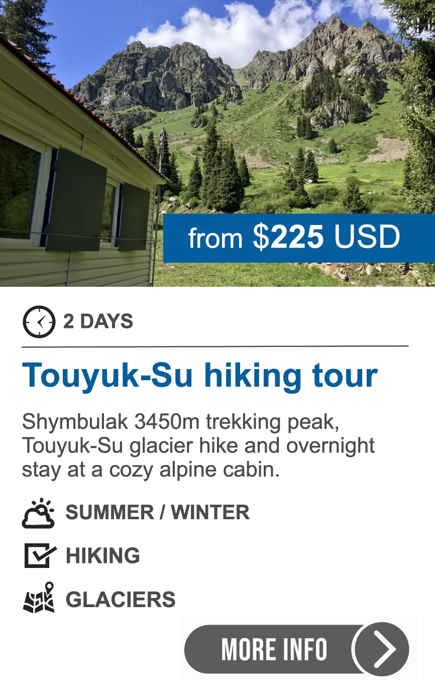 2-day lodge based tour in Touyuk-Su