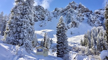 Touyuk-Su gorge in winter