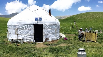 Kazakh yurt