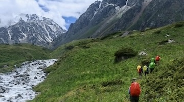 hiking in Tien Shan