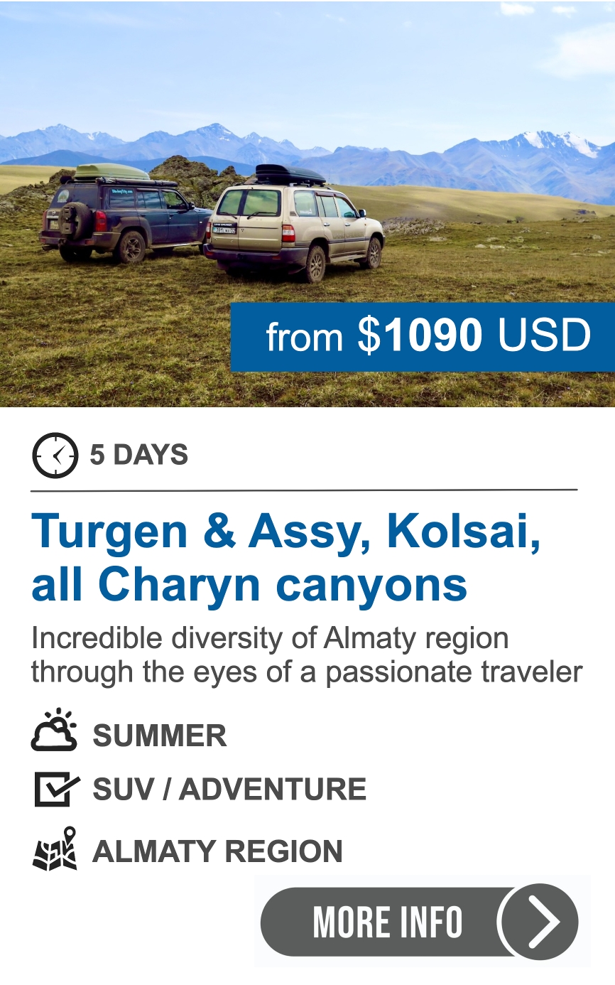 5-Day Summer SUV Adventure Tour by Almaty Region 5-Day Summer SUV Adventure Tour by Almaty Region