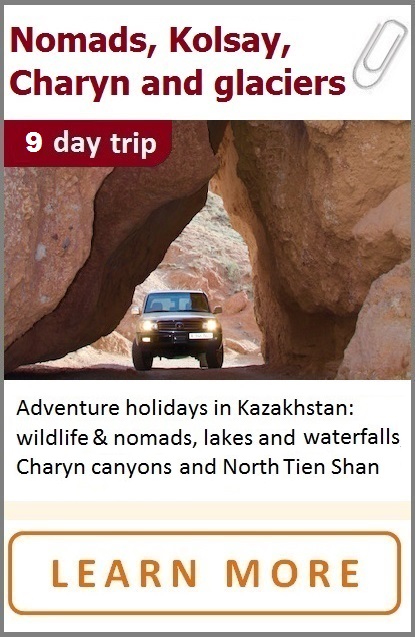9-day adventure trip by Kazakhstan