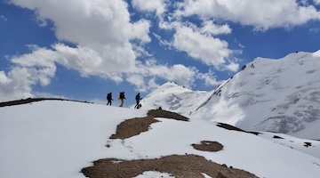 glacier hiking