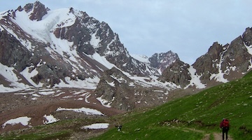 start hiking from Talgarsky pass