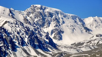 Tien Shan glaciers and peaks 