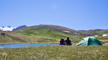 camping at the lakes