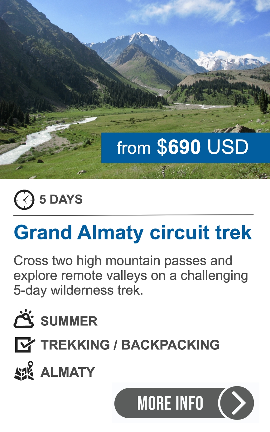 5-Day Almaty Circuit Trek – Northern Tien Shan