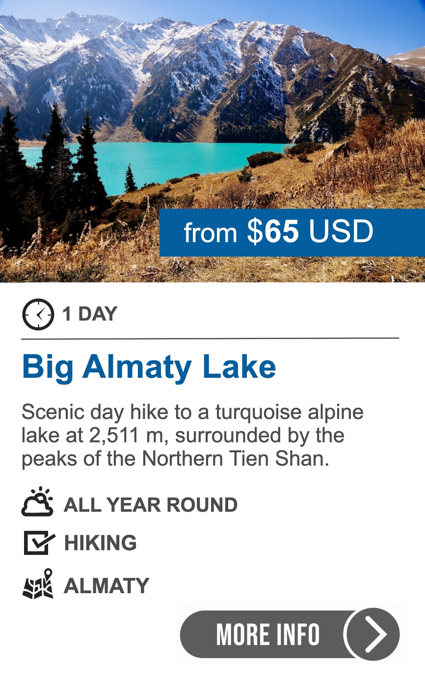 Day Hiking Tour to Big Almaty Lake, Almaty